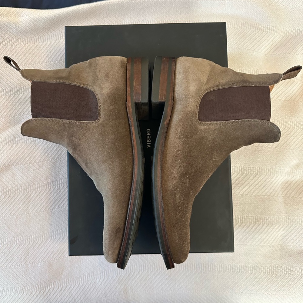 VIBERG men’s Chelsea Boot (calf suede) - Picture 6 of 9